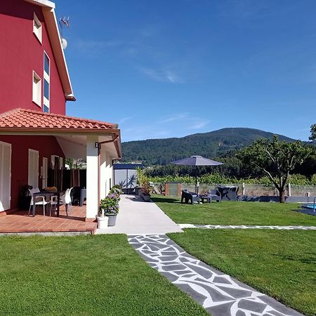 Apartamento En Bloque Vivienda Con Piscina Y Barbacoa A 15 Min De La Playa Meis Bagian luar foto