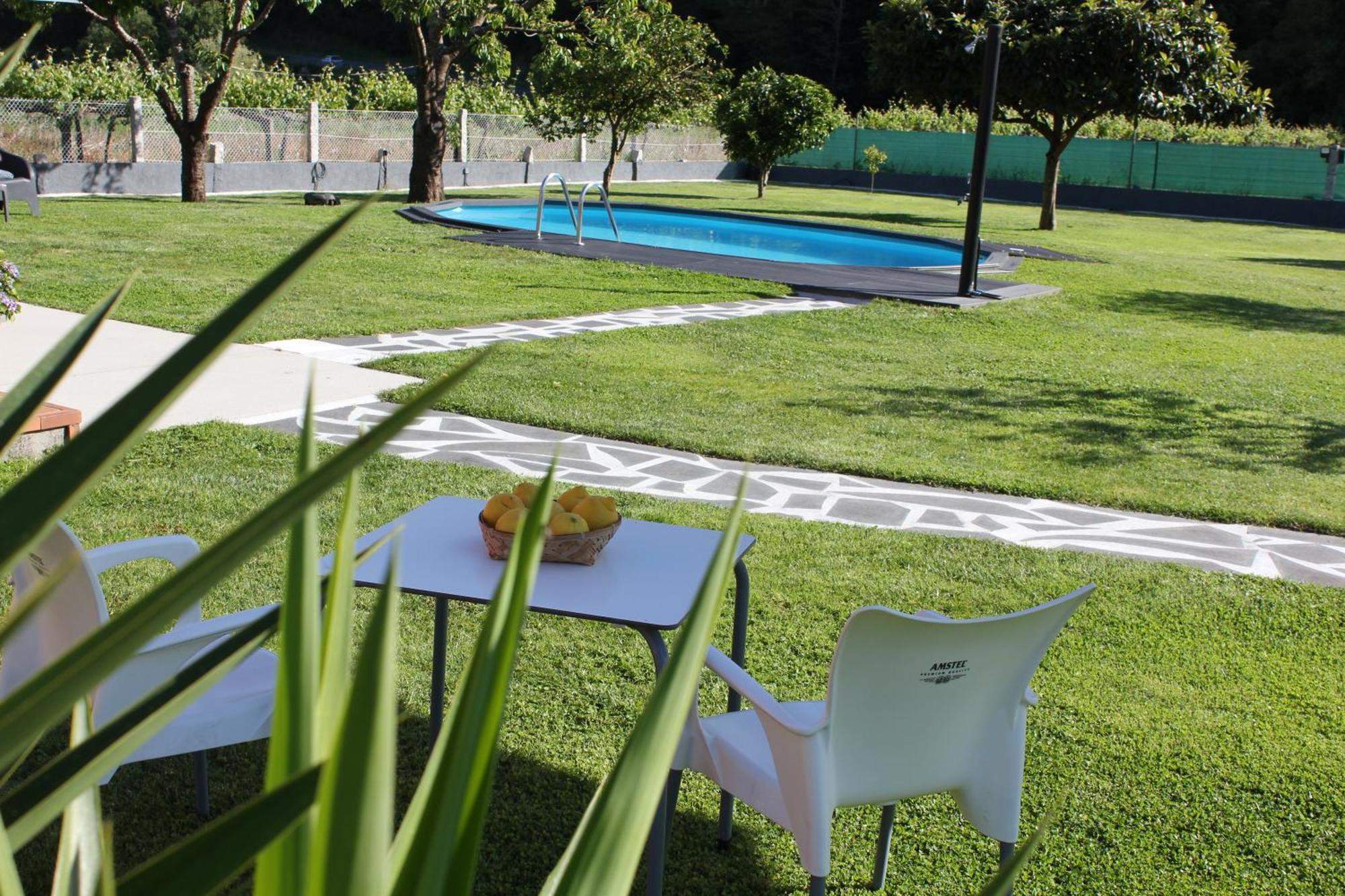 Apartamento En Bloque Vivienda Con Piscina Y Barbacoa A 15 Min De La Playa Meis Bagian luar foto