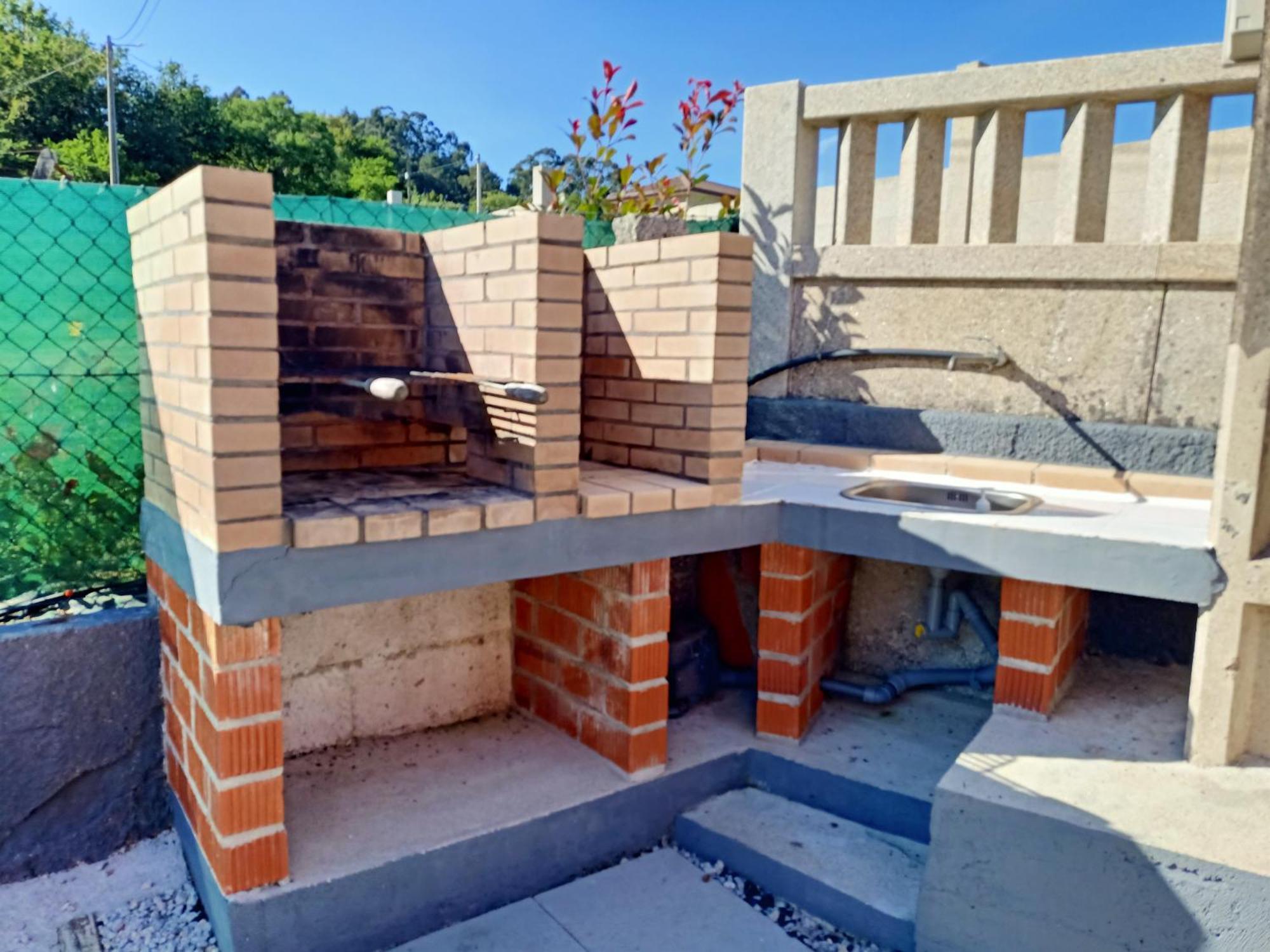 Apartamento En Bloque Vivienda Con Piscina Y Barbacoa A 15 Min De La Playa Meis Bagian luar foto