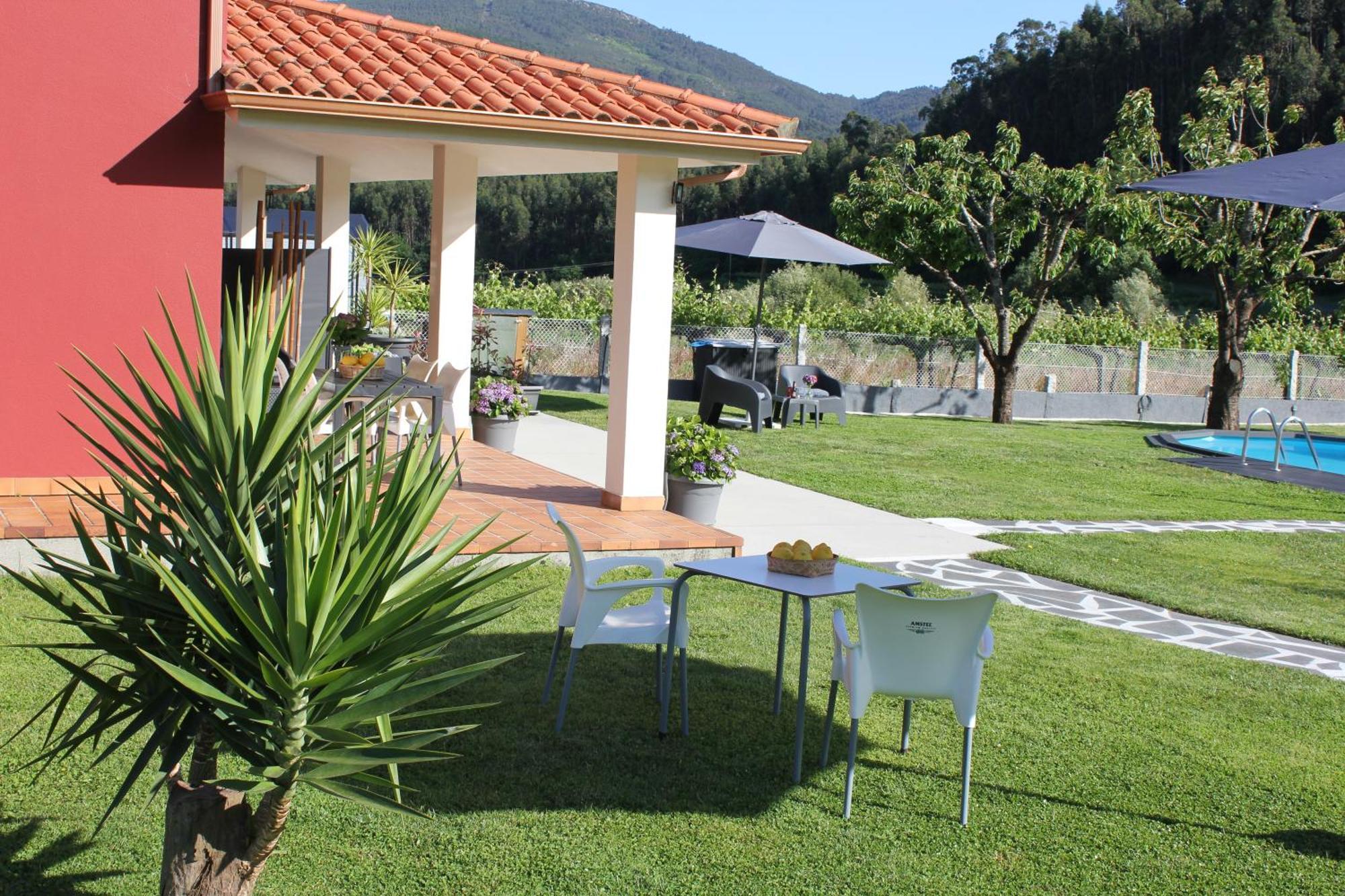 Apartamento En Bloque Vivienda Con Piscina Y Barbacoa A 15 Min De La Playa Meis Bagian luar foto