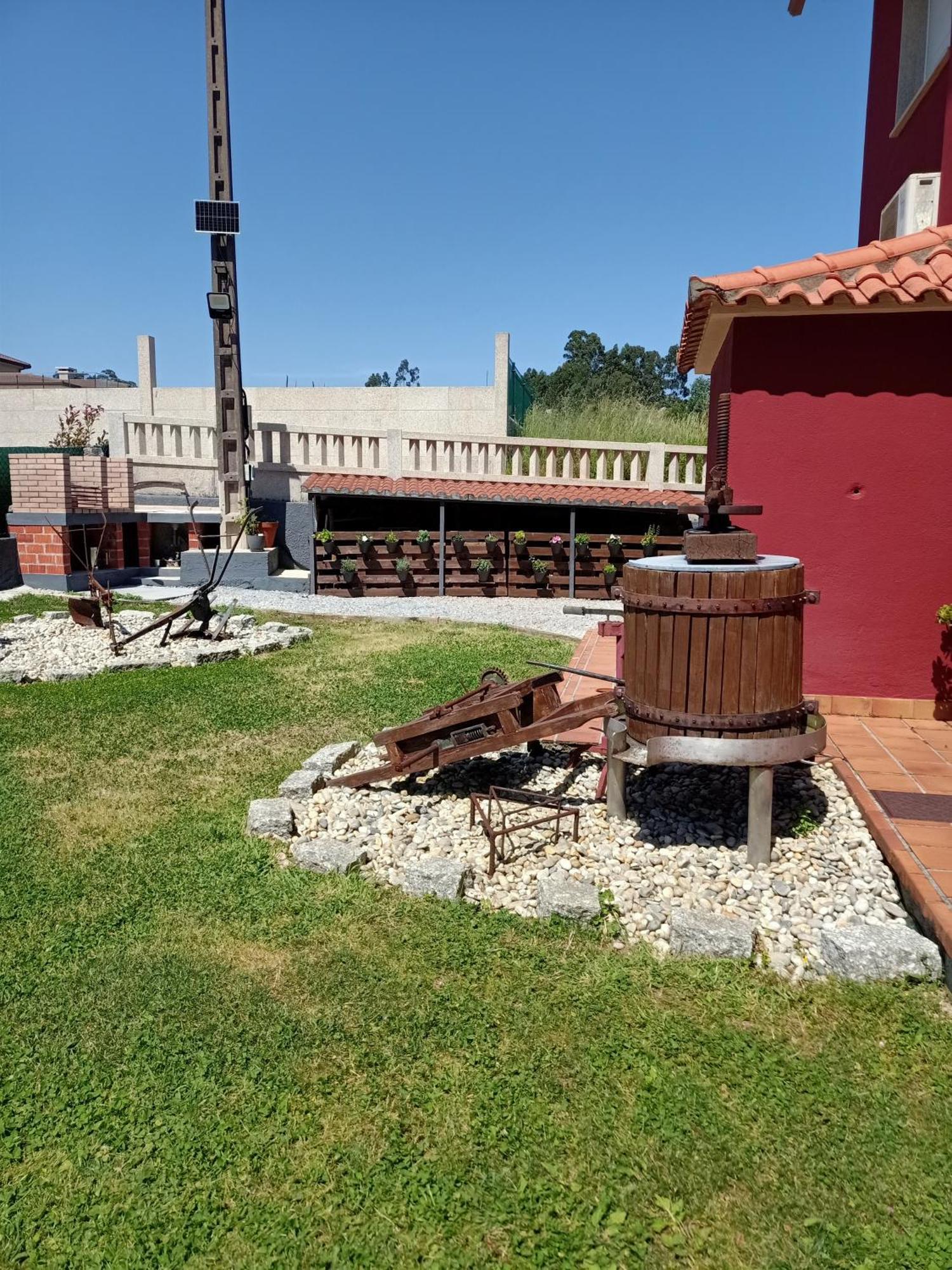 Apartamento En Bloque Vivienda Con Piscina Y Barbacoa A 15 Min De La Playa Meis Bagian luar foto