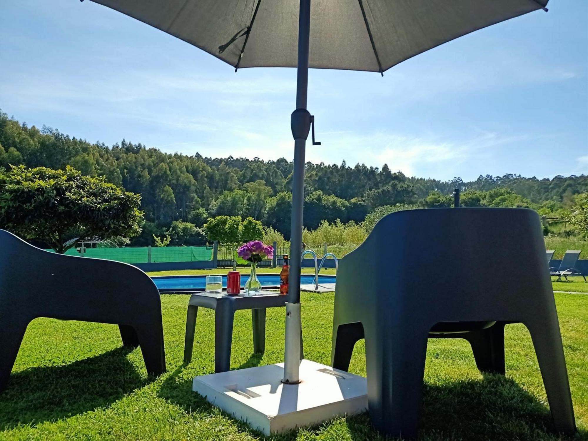 Apartamento En Bloque Vivienda Con Piscina Y Barbacoa A 15 Min De La Playa Meis Bagian luar foto