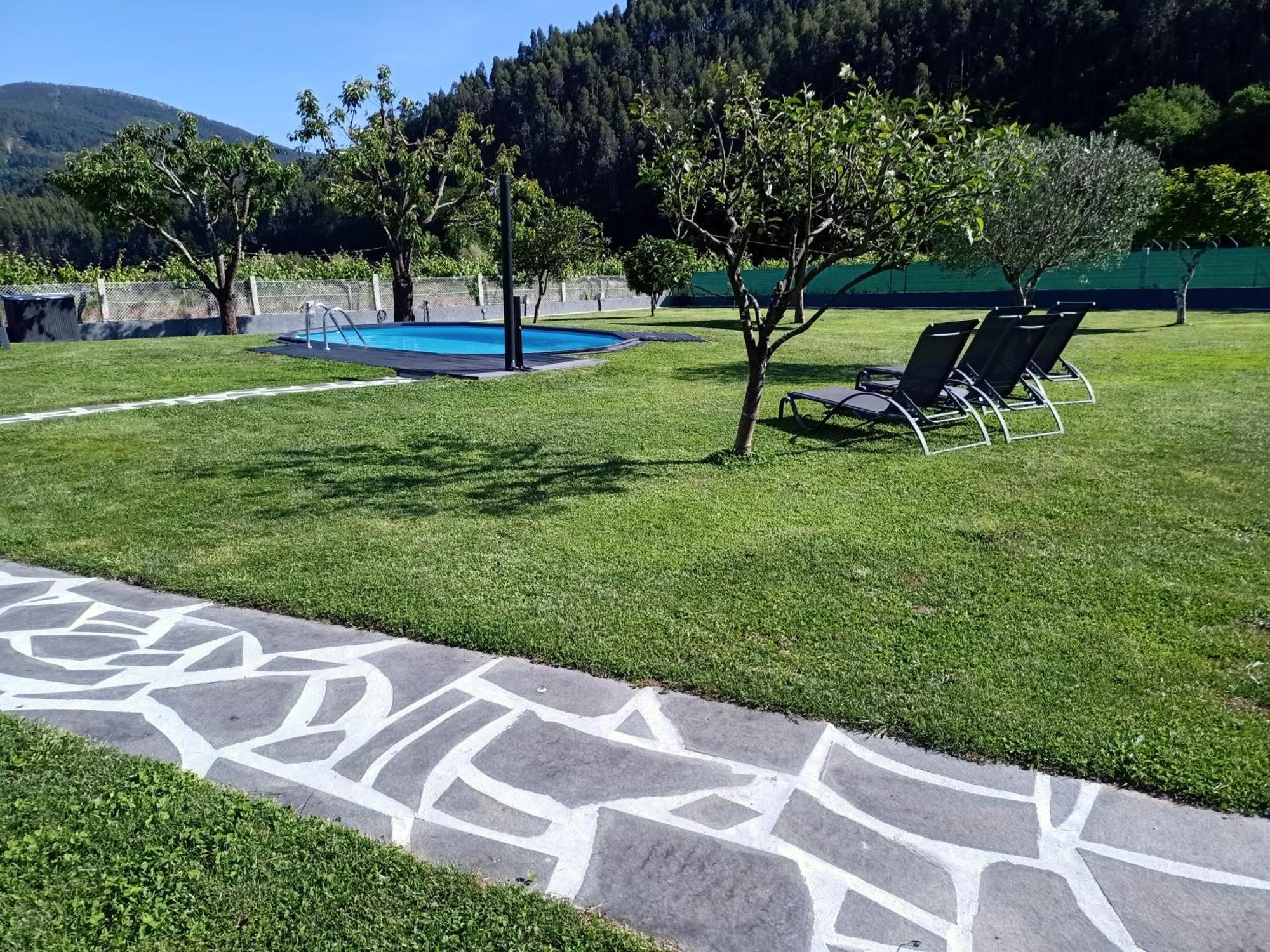 Apartamento En Bloque Vivienda Con Piscina Y Barbacoa A 15 Min De La Playa Meis Bagian luar foto